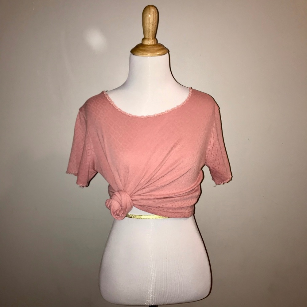 Vintage 80s Pink Soft Knit Tee